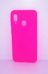 Samsung Galaxy A20e Λεπτή Θήκη Σιλικόνης TPU ανοιχτό φούξια 2019 (oem)