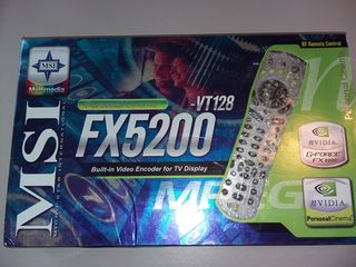 MSI FX5200 personal cinema με τηλεκοντρόλ 