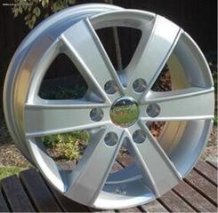 iELASTIKA ΖΑΝΤΕΣ VAN STYLE (474) 7X16 6X130 ET50 SILVER 