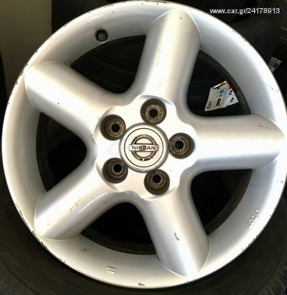 Ζάντες αλουμινίου γνήσιες Nissan X-Trail, 6,5x16, 5x114.3,  4 τεμάχια