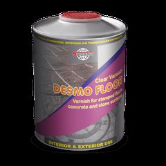 Ακρυλικό διάφανο βερνίκι DESMOFLOOR για σταμπωτά και τσιμεντένια δάπεδα-5 l