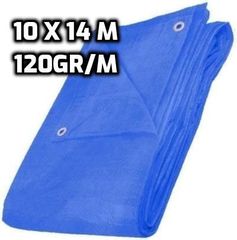 ΜΟΥΣΑΜΑΣ ΑΔΙΑΒΡΟΧΟΣ 10x14m, 120gr/m2 Μπλε