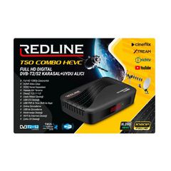 Δέκτης REDLINE T50 Combo Full High Definition με WIFI & δυνατότητα αυτόματης και χειροκίνητης ανίχνευσης καναλιών