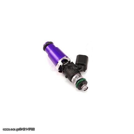 Injector Dynamics ID1050x, USCAR, 60mm length, 14 mm (purple) adaptor top, 14mm lower o-ring