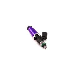 Injector Dynamics ID1700x, USCAR Connector, 60mm length, 14 mm (purple) adapter top, 14mm lower o-ring, machine lower o-ring retainer to 11mm