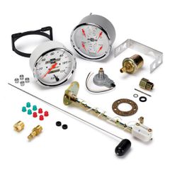 Autometer Gauge Kit, 2 Pc., Quad & Speedometer, 5", Chevrolet Heritage Bowtie