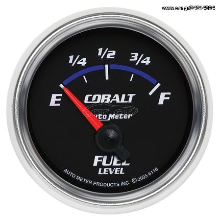 Autometer Gauge, Fuel Level, 2 1/16", 240 To 33Ω, Elec, Cobalt