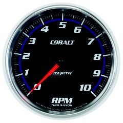 Autometer Gauge, Tachometer, 5", 10K Rpm, In-Dash, Cobalt