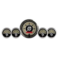 Autometer Gauge Kit, 5 Pc., 3 3/8" & 2 1/16", Elec. Speedometer, Cruiser Ad