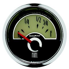 Autometer Gauge, Fuel Level, 2 1/16", 73 To 10Ω, Elec, Cruiser