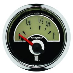 Autometer Gauge, Fuel Level, 2 1/16", 73 To 10Ω, Elec, Cruiser