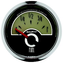 Autometer Gauge, Fuel Level, 2 1/16", 240 To 33Ω, Elec, Cruiser