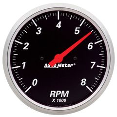 Autometer Gauge, Tachometer, 5", 8K Rpm, In-Dash, Designer Black