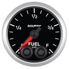 Autometer Gauge, Fuel Level, 2 1/16", 0-280Ω Programmable, Elite