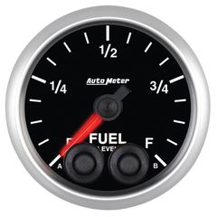 Autometer Gauge, Fuel Level, 2 1/16", 0-280Ω Programmable, Elite