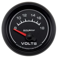 Autometer Gauge, Voltmeter, 2 1/16", 18V, Electric, Es