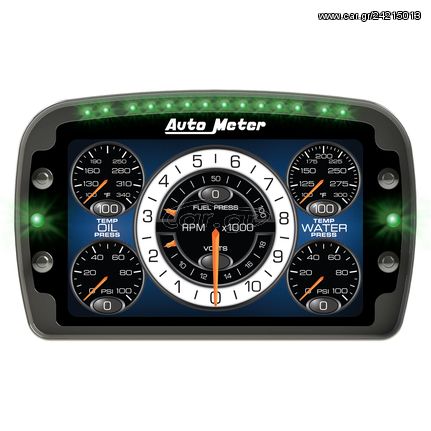 Autometer Racing Instrument Display, Color Lcd, Config, Shift & Alarm Lights, Datalogging