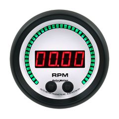 Autometer Gauge, Tachometer, 3 3/8", 16K Rpm, In-Dash, Phantom Elite Digital