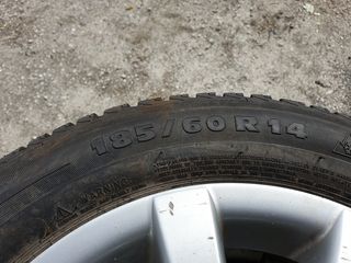 Ζαντολάστιχα αλουμινίου Golf 5x100 Michelin 185/60R14 χειμωνιάτικα-thumb-2