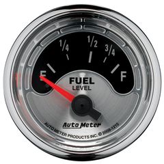 Autometer Gauge, Fuel Level, 2 1/16", 73 To 10Ω, Elec, American Muscle