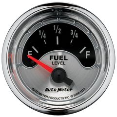 Autometer Gauge, Fuel Level, 2 1/16", 16 To 158Ω, Elec, American Muscle