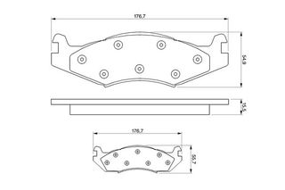 ΤΑΚΑΚΙΑ JEEP CHEROKEE ΕΜΠΡΟΣ 15.5ΜΜ - 0986424273