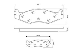 ΤΑΚΑΚΙΑ JEEP CHEROKEE ΕΜΠΡΟΣ 15.5ΜΜ - 0986424273
