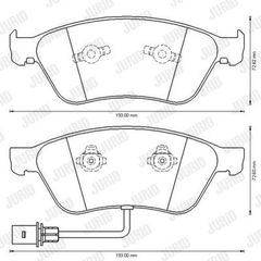 ΤΑΚΑΚΙΑ AUDI Α6 Α8>10- VW ΡΗΑΕΤΟΝ>07 ΕΜΠΡΟΣ - 573207B