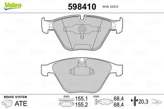 ΤΑΚΑΚΙΑ BMW 3 Ε90 >Ε93 5-6-7 ΕΜΠΡΟΣ19.8ΜΜ - 598410