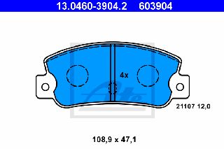 ΤΑΚΑΚΙΑ FIAT CROMA ΠΙΣΩ 12ΜΜ - 603904