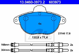 ΤΑΚΑΚΙΑ CITROEN ΧΑΝΤΙΑ ΕΜΠΡΟΣ 17 - 603973