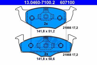 ΤΑΚΑΚΙΑ SEAT AROSA - SKODA FABIA - VW POLO ΕΜΠΡΟΣ - 607100