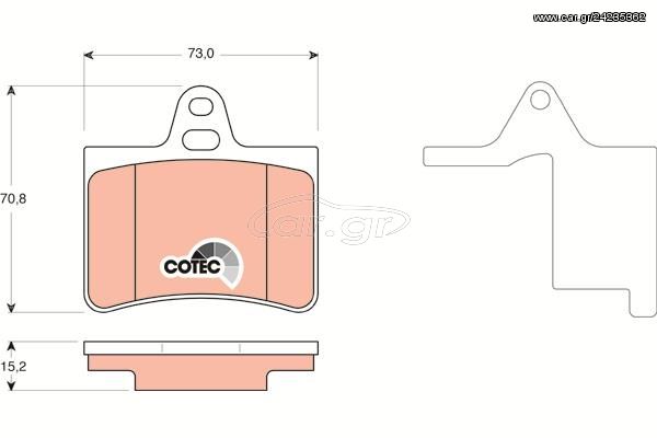 ΤΑΚΑΚΙΑ CITROEN C5 01>ΠΙΣΩ - GDB1450