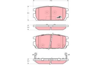 ΤΑΚΑΚΙΑ HYUNDAI TERRACAN ΟΠ 16.2ΜΜ - GDB3296