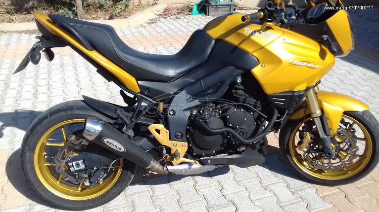 Guidon Aluminium 7/8 CR Haut Coude Noir Pour Triumph Tiger 1050 (2007) - Neuf, Marque Tusk
