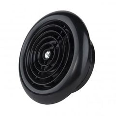 Εξαεριστήρας μπάνιου Φ120mm 18W μαύρος στρόγγυλος 220V 150m³/h 42dB