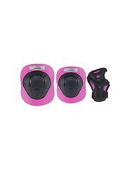 Protectors set Nils Extreme black and pink H210 size M