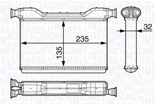 Ψυγείο Καλοριφέρ BMW 6 Series Cabrio / 2dr ( F12 ) 2015 - 640 d  ( N57 D30 B  ) (313 hp ) Πετρέλαιο #155206500