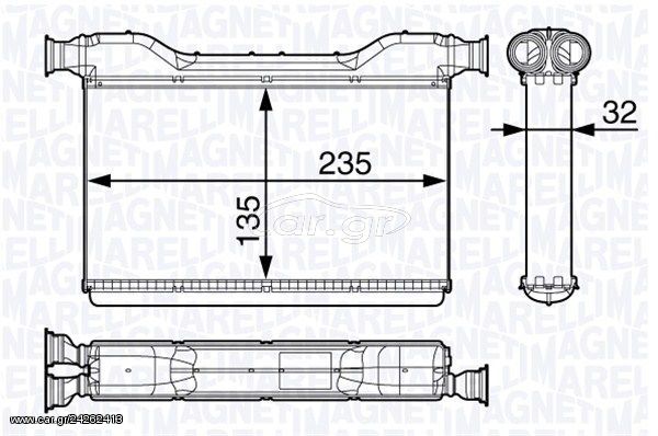 Ψυγείο Καλοριφέρ BMW 6 Series Cabrio / 2dr ( F12 ) 2015 - 640 d  ( N57 D30 B  ) (313 hp ) Πετρέλαιο #155206500