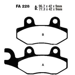Τακακια FA228/FA135 ADIGE P259 ASX ORGANIC (FILLY/VITALITY/YUP 50,PEOPLE 250S,REBEL 125/250 κτλ) - (10190-617)