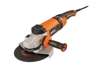ΓΩΝΙΑΚΟΣ ΤΡΟΧΟΣ 2400W Ø230 ΜΕ ΠΡΟΕΚΚΙΝΗΣΗ & ΠΕΡΙΣΤΡΕΦΟΜΕΝΗ, ΑΝΤΙΚΡΑΔΑΣΜΙΚΗ ΛΑΒΗ ΣΕ ΠΛΑΣΤΙΚΗ ΒΑΛΙΤΣΑ WS24-230GEV