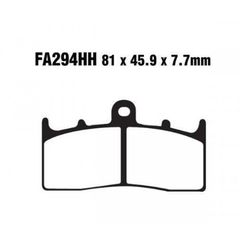 Τακακια FA294 ADIGE P235 ACX SINTERED χρυσα (R850/1100/1150/1200R,K1200LT,K1200/1300R,K1600GT εμπρο) - (10190-657)