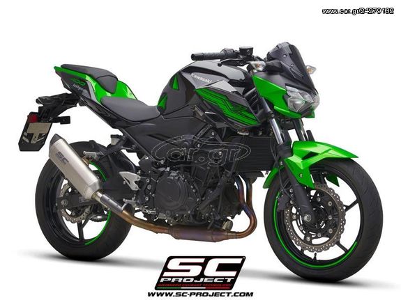 Sc Project  Εξάτμιση SC1-M Titanium/Carbon End Kawasaki Z 400 2019 