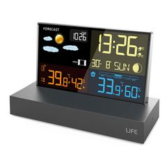 Μετεωρολογικός σταθμός με frameless LCD 5.9" οθόνη και ασύρματο εξωτερικό αισθητήρα
