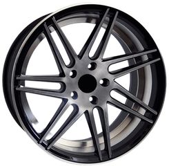 iELASTIKA ΖΑΝΤΕΣ VOSSEN STYLE (266) 8.5X19 5X120 ET35 BLACK FACE MACHINED 