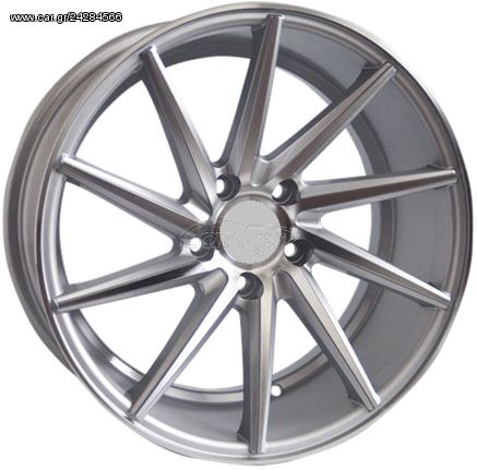 iELASTIKA ΖΑΝΤΕΣ VOSSEN STYLE (561 L) 8X17 5X112 ET35 SILVER FACE MACHINED 