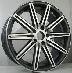 iELASTIKA ΖΑΝΤΕΣ VOSSEN STYLE (710) 9.5X19 5X112 ET35 GUN METAL FACE MACHINED 