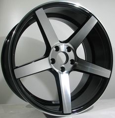 iELASTIKA ΖΑΝΤΕΣ VOSSEN STYLE (972) 8.5X19 5X120 ET35 BLACK FACE MACHINED 