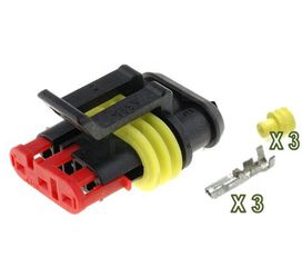 Superseal 1,5mm Αρσενική 3 Θέσεων KIT Κωδικός 15406....SoundStreet....