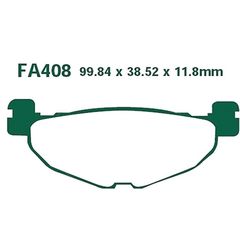 Τακακια FA408 ADIGE P213 ACX SINTERED χρυσα (MAJESTY 250/400,TMAX 04-011 πισω) - (10190-693)